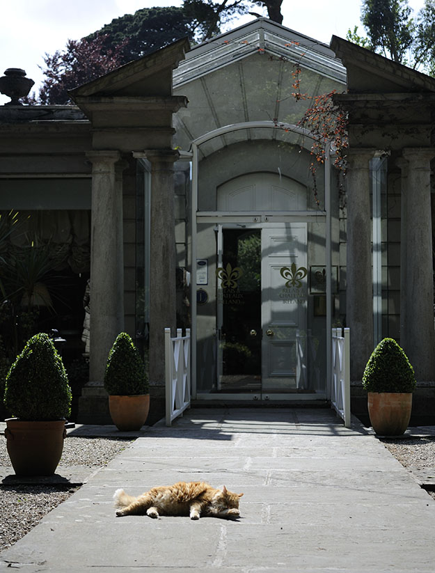 Front Entrance to Marlfield House Gorey