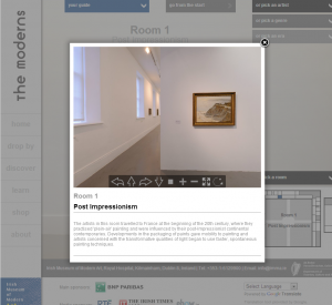 A screenshot of a virtual tour